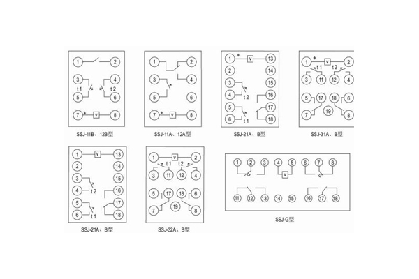 SSJ-12B接線圖 SSJ-12B接線圖